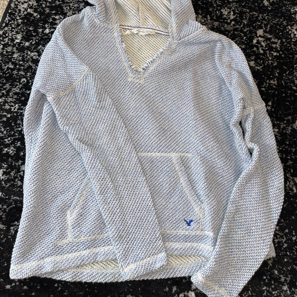 Baby blue sweat shirt